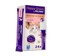 Happy Snack by FELIWAY - Gustosi snack calmanti per gatti, 24 stick - Aiuta il tuo gatto a sentirsi più tranquillo e rafforza il legame tra di voi.