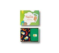Happy Socks 2-Pack Beer Socks Gift Set, colorate e divertenti, Calzini per uomo e donna, Verde-Blu-Arancia 2 paia (36-40)
