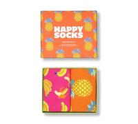 Happy Socks 2-Pack Fruity Mix Socks Gift Set calzini colorate e divertenti in cotone