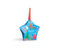 Happy Socks 2-Pack Holiday, calzini di natale divertenti per bambini, scatole regalo con calze di neve colorati taglia 7-9 anni