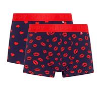Happy Socks 2-Pack Love Short Boxers Gift Set Boxer Shorts, Blue, Red, Large Men's