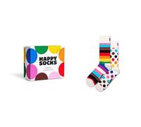 Happy Socks 2 paia di calzini, bianco, S-M