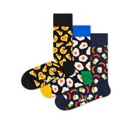 Happy Socks 3-Pack Food Mix Socks calzini colorate e divertenti in cotone