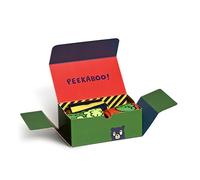 Happy Socks 3-Pack Peek-A-Boo calzini divertenti per bambini, scatole regalo con calzini colorati taglia 7-9 anni