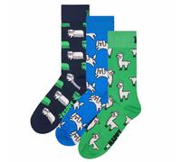 Happy Socks 3er Pacco Unisex Calzini - Scatola Regalo, Misti Colori