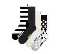 Happy Socks 4-Pack Black and White Mix Socks calzini colorate e divertenti in cotone