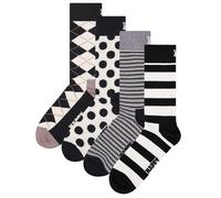 Happy Socks 4er Pacco Unisex Calzini - Scatola Regalo, Classiche, Misti Colori