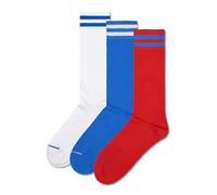 Happy Socks Athletic-Style Crew Socks Multicolored 3 Pack, 41-46