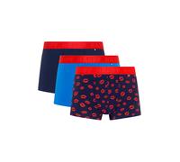 Happy Socks Boxer navy / blu cielo / rosso sangue Uomo - Abbigliamento - Intimo - Mutande - Boxer attillati Happy Socks M
