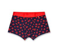 Happy Socks Boxer Parigamba 1-Pack Kisses Cotone Uomo Blu Navy Rosso M