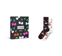 Happy Socks Calzini 2-Pack Cherry Gift Set Cotone Uomo Donna Nero 41-46