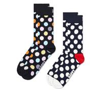 Happy Socks colorate e divertenti Calzini 2-Pack Classic Big Dot Socks Taglia 41-46