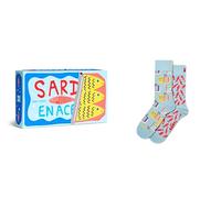 Happy Socks Calzini 2-Pack Sardines Gift Set Cotone Uomo Donna Blu 36-40