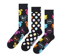 Happy Socks Calzino 'Classic Dog' navy / giallo / rosa / bianco, Taglia 41-46