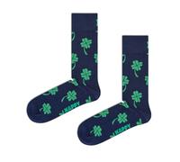 Happy Socks Calzini Big Luck Cotone Uomo Donna Blu navy Verde 41-46