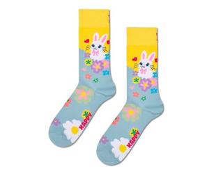 Happy Socks Calzini Bunny World Cotone Uomo Donna Blu 41-46