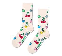 Happy Socks Calzini Cherry Heart Cotone Uomo Donna Bianco 36-40