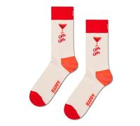Happy Socks Calzini Cin Cin Cotone Uomo Donna Bianco 41-46
