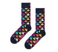 Happy Socks Thumbs Up Sock Calzini, 100 denari, Nero, S-M Unisex