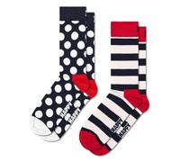 Happy Socks Calzini crew a pois per uomo e donna, 36-40 e 41-46