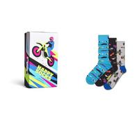 Happy Socks Calzini crew con motivo a banane per uomo e donna, 36-40 e 41-46