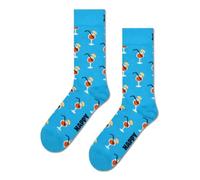 Happy Socks Calzini crew con motivo a cocktail per uomo e donna, 36-40 e 41-46