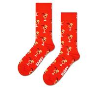 Happy Socks Orange Spritz Sock Calzini, Arancione Scuro, 36-40 Unisex-Adulto
