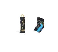 Happy Socks Calzini Celebration Crew in confezione regalo - Cheers, Champagne & Stars - Confezione da 3 taglie dalla 36 alla 40