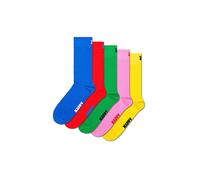 HAPPY SOCKS Calzini da uomo, confezione da 5, SOLID 41-46 blu blu