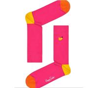 Happy Socks Calzini Da Uomo Rosa In Cotone Con Ricamo Banana Taglia 8-12 NWT