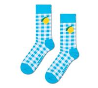 Happy Socks Calzini Gingham Lemon Cotone Uomo Donna Blu 41-46