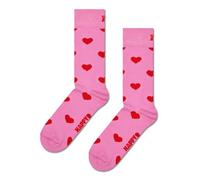 Happy Socks Calzini Heart Cotone Uomo Donna Rosa 36-40