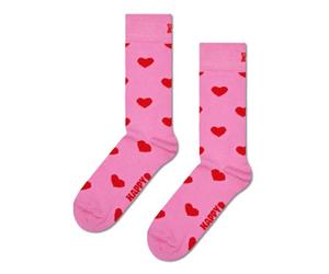 Happy Socks Calzini Heart Cotone Uomo Donna Rosa 36-40