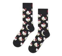 Happy Socks Calzini Hello Kitty Laughing Cotone Uomo Donna Nero 41-46