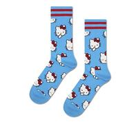 Happy Socks Calzini Hello Kitty Smiles Sneaker Cotone Uomo Donna Turchese 36-40