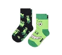Happy Socks Calzini Kids 2-Pack Dino Cotone Bambini Nero 7-9Y