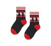 Happy Socks Calzini Kids Hello Kitty Friends Cotone Bambini Nero 4-6Y