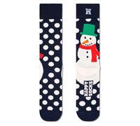 Happy Socks Jumbo Snowman Crew Socks Calzini, Marina Militare, S-M Unisex-Adulto