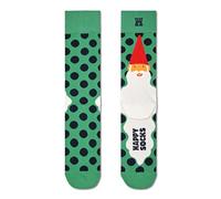 Happy Socks Calzini mezza gamba crew fantasia santa's beard 41-46 P000258 green