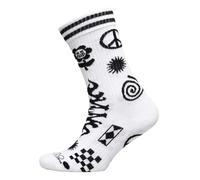 Happy Socks Calzini Patchwork Fantasia Divertente Novità Design Calzini | Calzini Regalo, bianco, 6-11