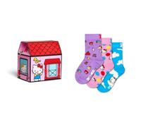 Happy Socks Calzini per bambini Hello Kitty - Calzini in cotone colorati per bambini (Taglia 0-9 anni)