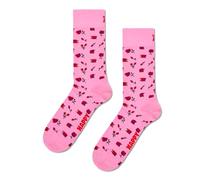 Happy Socks Calzini Roses Cotone Uomo Donna Rosa 36-40