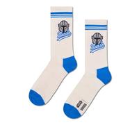 Happy Socks Calzini STAR WARS™ Mando Sneaker Cotone Uomo Donna Bianco 41-46