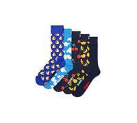 Happy Socks Calzino navy / blu chiaro / giallo / rosso / bianco Donna - Abbigliamento - Intimo - Calzini e calze Happy Socks 36-40