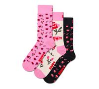 Happy Socks Calzino rosa chiaro / rosso / nero / bianco Donna Happy Socks 41-46