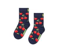 Happy Socks Cherry, colorati e divertenti, Calzini per bambini, Blu (7-9Y)