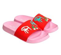 HAPPY SOCKS Ciabatte Comode Da Uomo Rosa Size 9 NWT