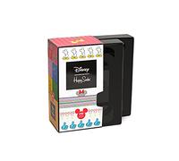 Happy Socks Disney Gift Set, colorati e divertenti, Calzini per bambini, Nero-Blu-Rosso-Bianco-Giallo-Verde 4 paia (36-40)