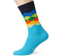 Happy Socks Faded Diamond Sock Calze, Multicolore (Multicolour 670), 7/10 (Taglia Unica: 41-46) Uomo