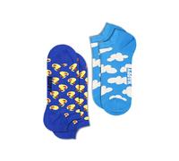 Happy Socks Fantasmini 2-Pack Rubber Duck Low Cotone Uomo Donna Blu 36-40